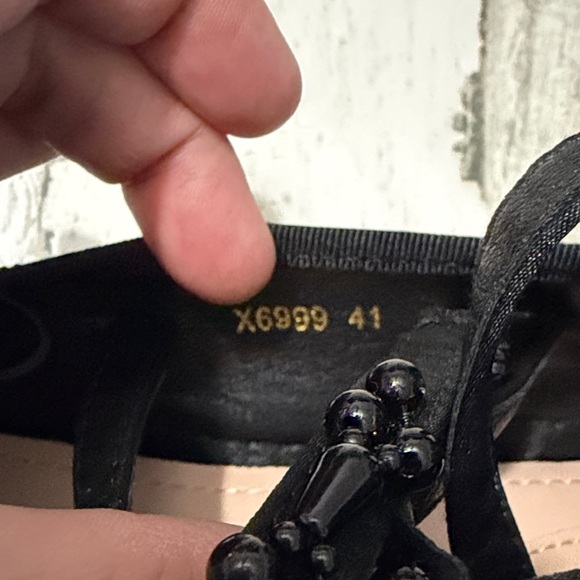 Double Standard Ballet Sneakers.  Black with Pearls size 9.5  41 - Picture 14 of 15